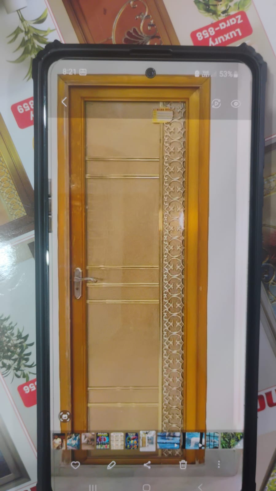 Aluminium Golden Jara Door